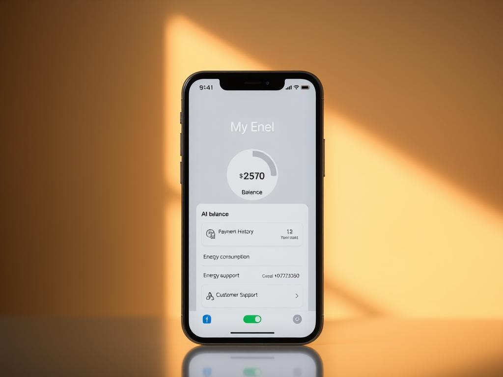 Verificarea soldului în My Enel