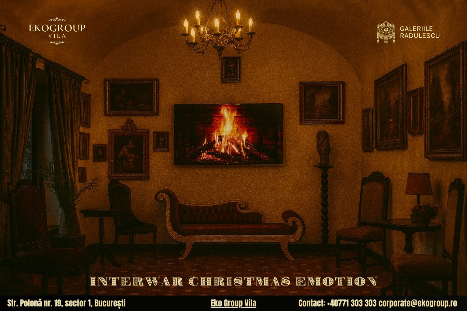 Main Page 10 Obiceiuri de iarnă din Bucureștiul regal, revigorate în cadrul expoziției Crăciunul anilor ’30 la Eko Group Vila