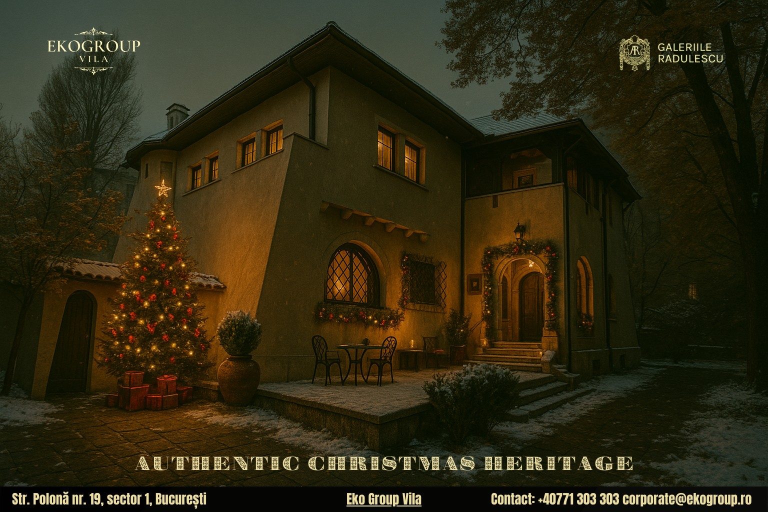 Main Page 13 Poveste de Crăciun în Eleganța Anilor ’30: Amintiri din Fosta Casă Tătărăscu, Azi Eko Group Vila