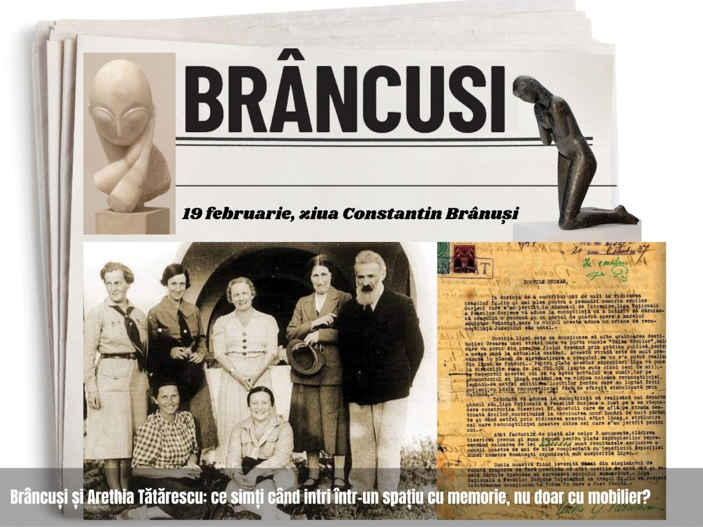Brâncuși și Arethia Tătărescu: ce simți când intri într-un spațiu cu memorie, nu doar cu mobilier